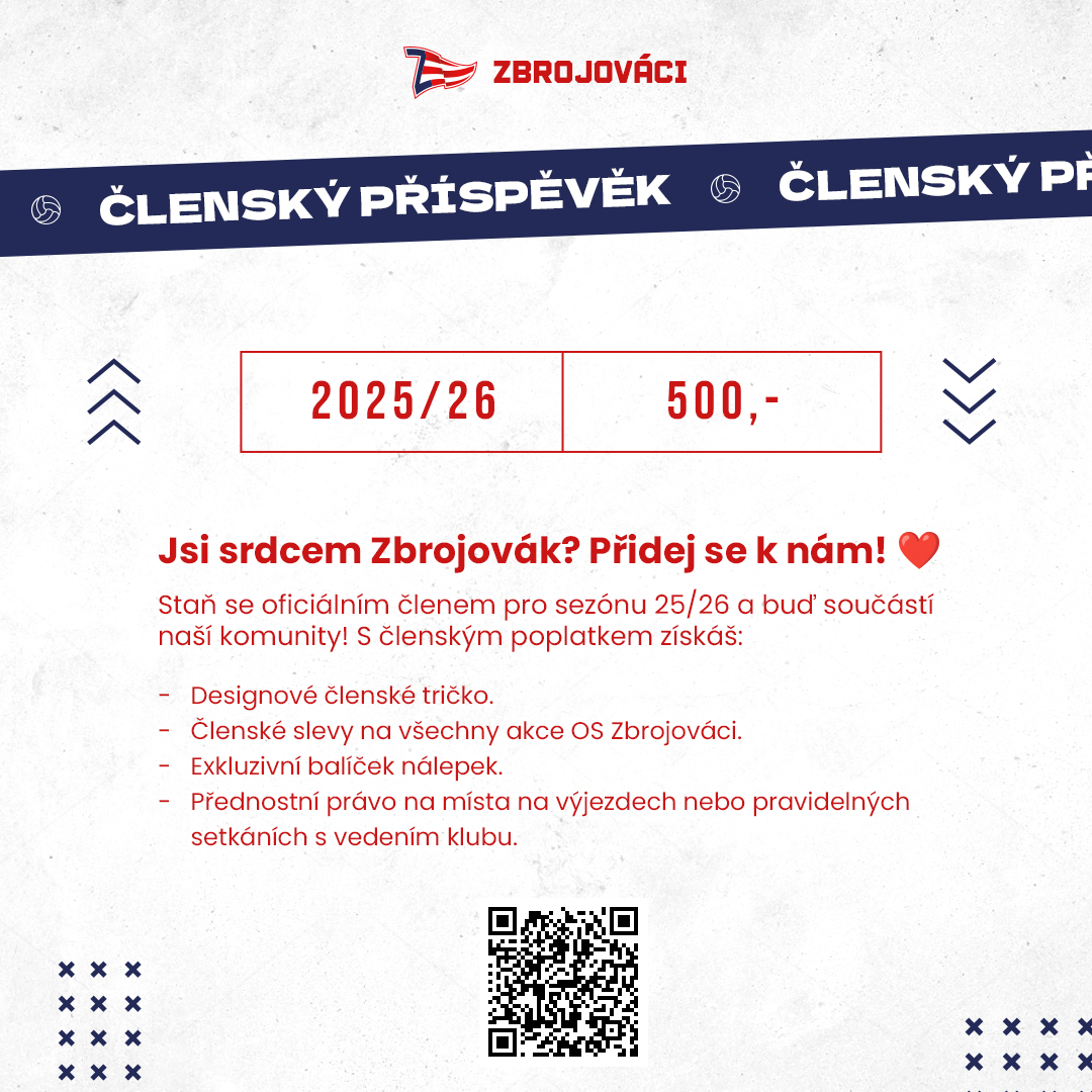 Členský příspěvek na sezónu 25/26
